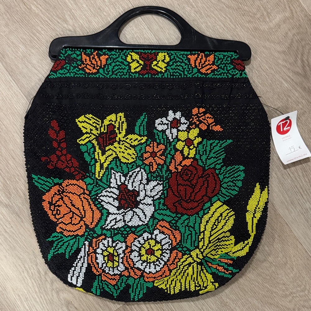 Floral Beaded Women's Bag